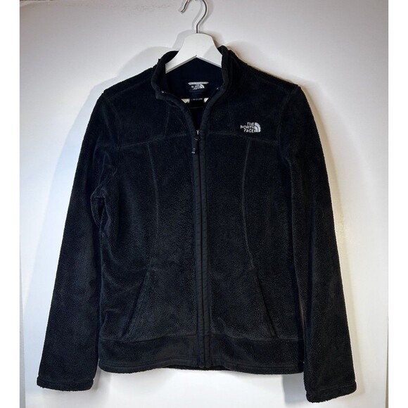 The North Face Fleece Jacket, Size M - Black Stand Up Collar Womens - Picture 1 of 12